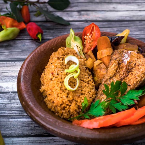 Thiébou Dien — plat sénégalais sans gluten à Saint-Malo
