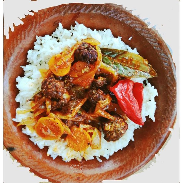 Thiou aux boulettes de boeuf ou de poisson — plat sénégalais sans gluten à Saint-Malo