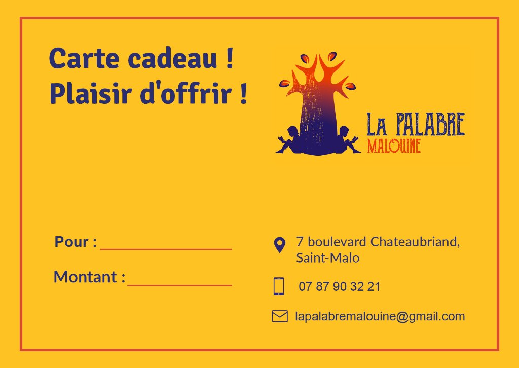 Carte cadeau La Palabre Malouine