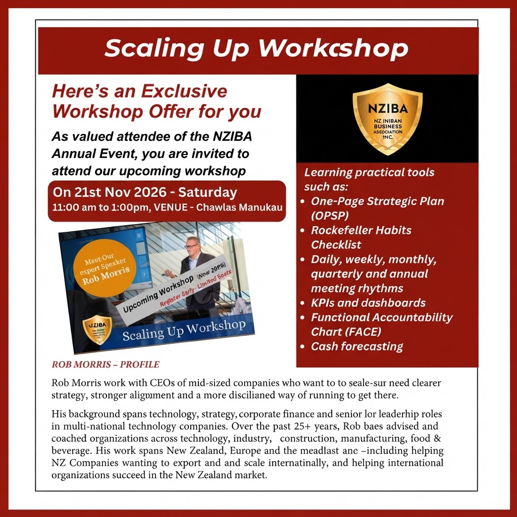 Scaling Up Workshop with Rob Morris