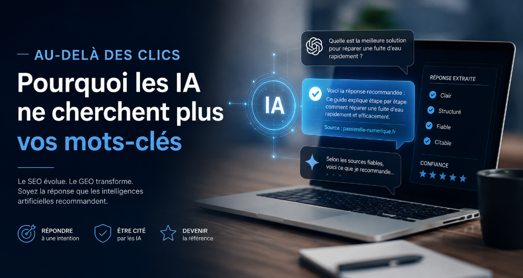 Au-delà des clics : pourquoi les IA ne cherchent plus vos mots-clés