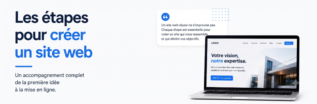 Les étapes pour créer un site web : de la première idée à la mise en ligne