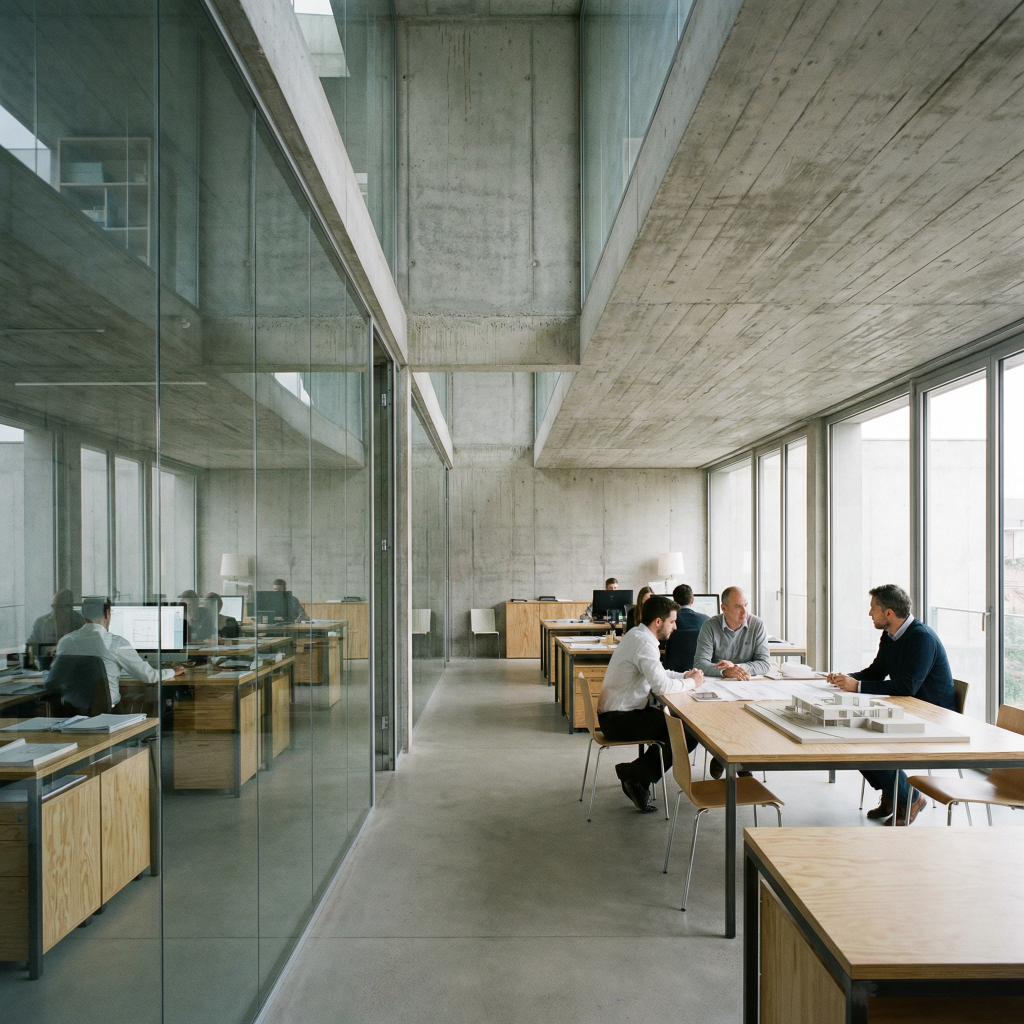 Modern architecture office