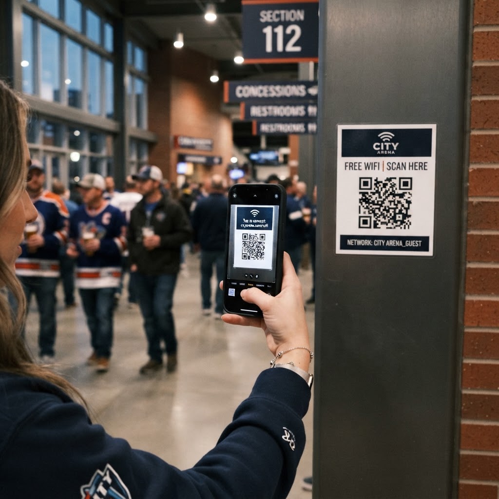 wifi-qr-code-for-sports-arena