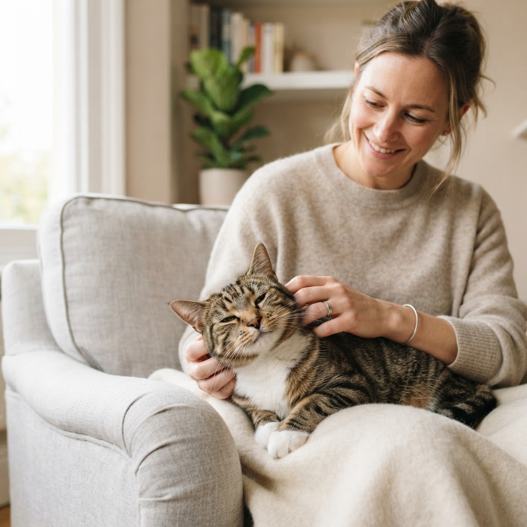 Gatto che fa le fusa quando accarezzato: Cosa significa davvero?
