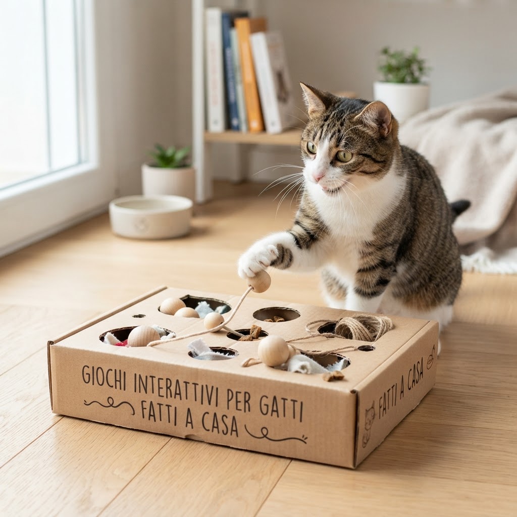 Giochi interattivi per gatti fai da te: guida pratica e sicura