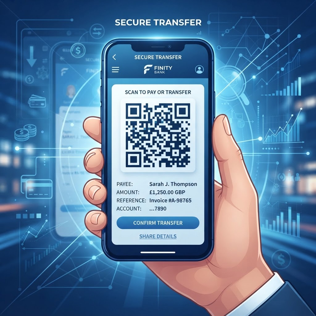 How to Create a QR Code for Bank Transfer Details | BlueQRCode qr-code-for-bank-transfer-details