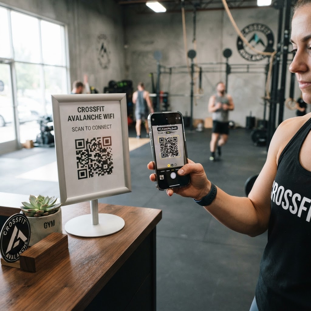 wifi-qr-code-for-crossfit-gym