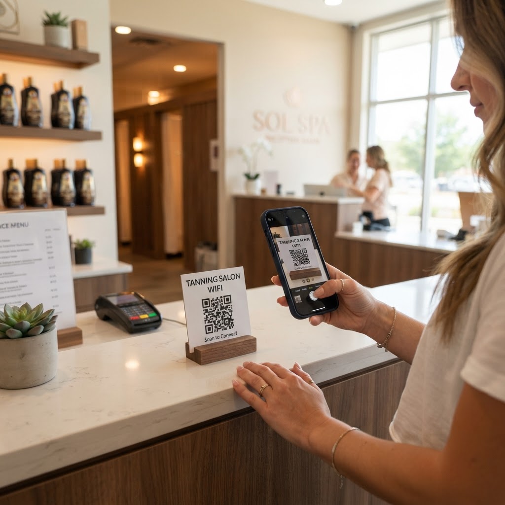Step-by-Step: Creating a WiFi QR Code for Tanning Salon wifi-qr-code-for-tanning-salon