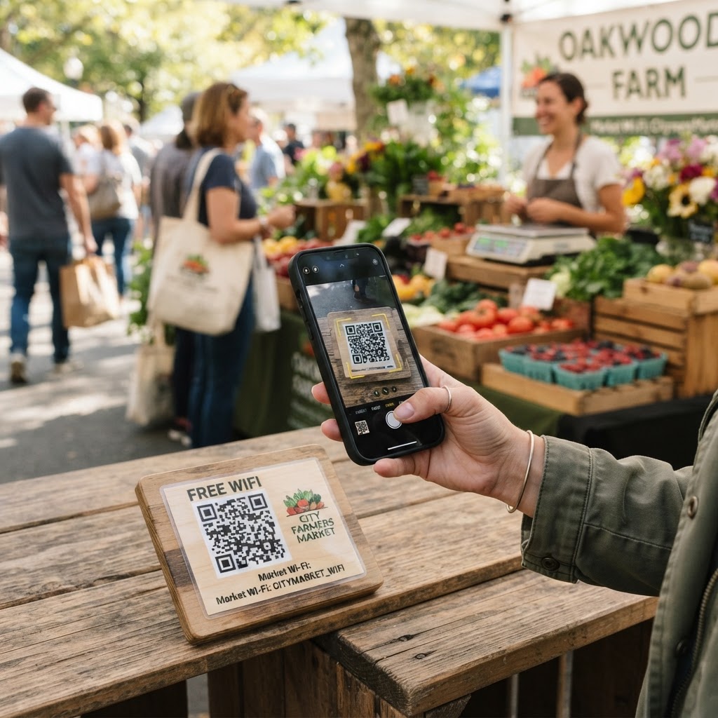 Step-by-Step: Creating a WiFi QR Code for Farmers Market wifi-qr-code-for-farmers-market