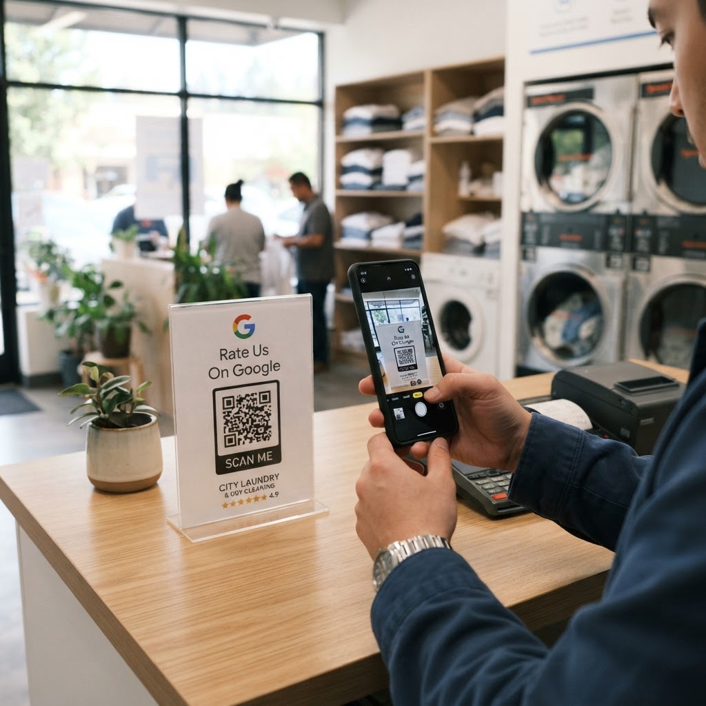 google-review-qr-code-for-laundry-service