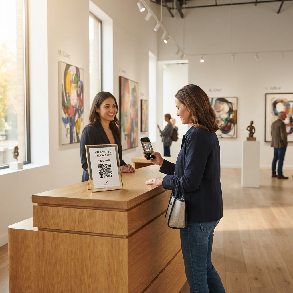 wifi-qr-code-for-art-gallery