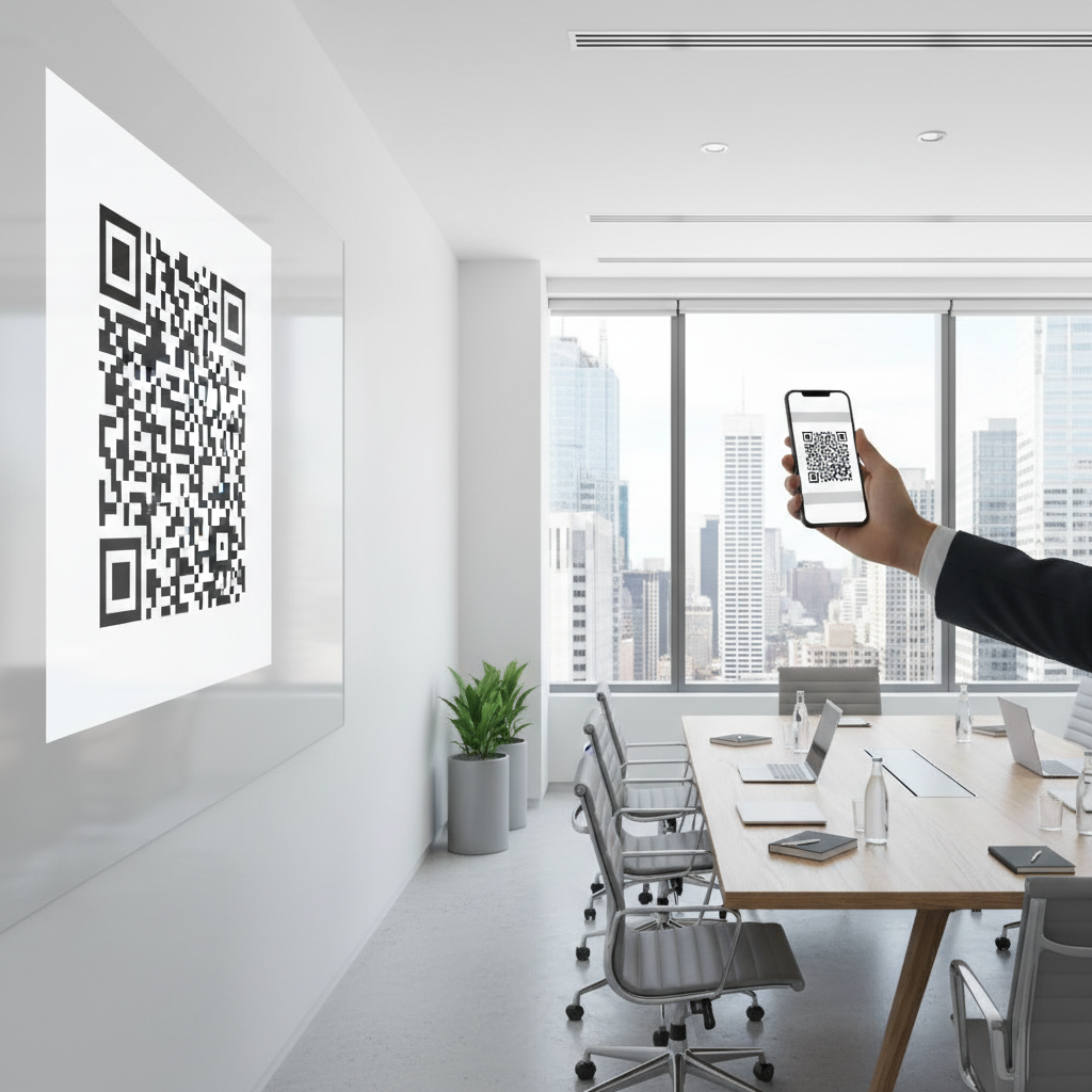 Step-by-Step: Create a WiFi QR Code for Conference Room wifi-qr-code-conference-room