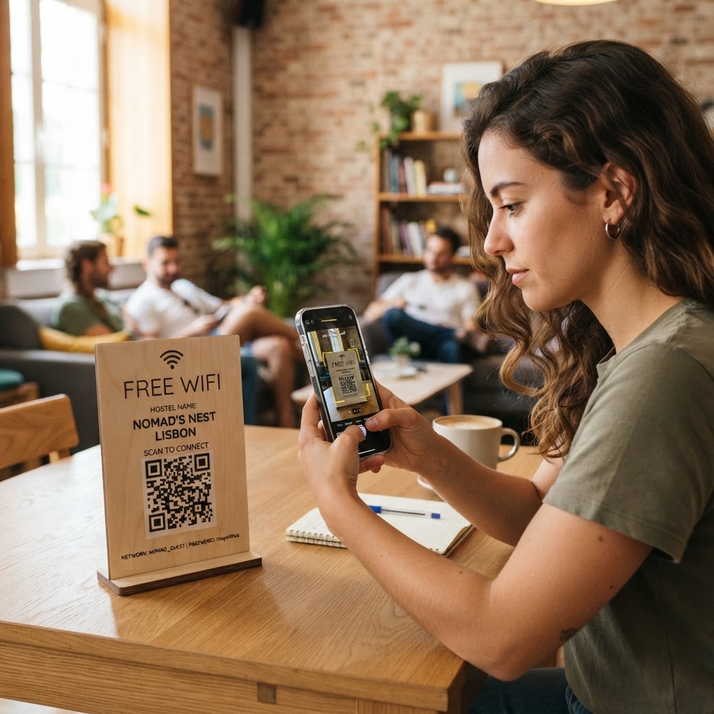 Step-by-Step: Creating a WiFi QR Code for Hostel Guests wifi-qr-code-for-hostel