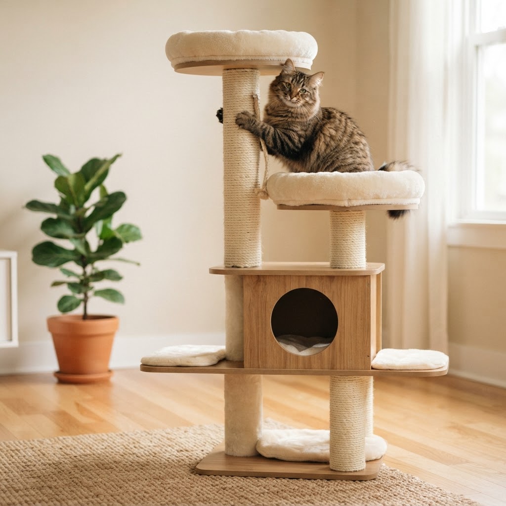 Albero per gatti: come scegliere il migliore per il tuo micio