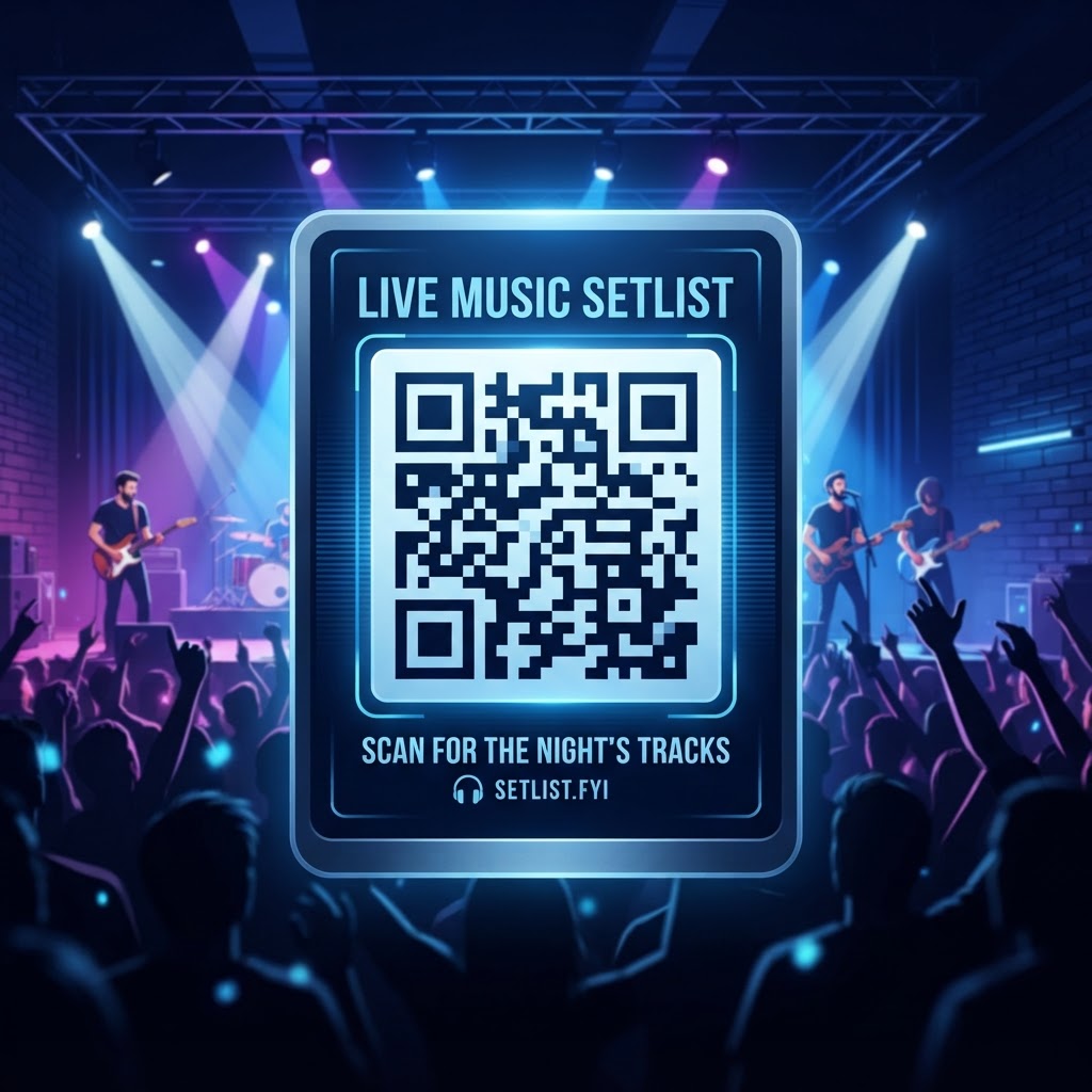 How to Create a QR Code for a Concert Setlist | BlueQRCode Guide qr-code-for-concert-setlist