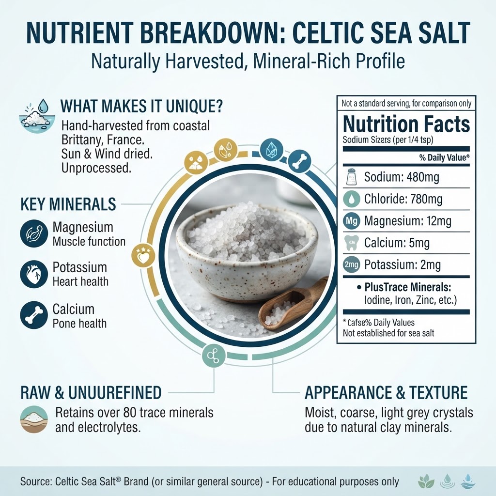 Celtic Salt Nutrition Facts