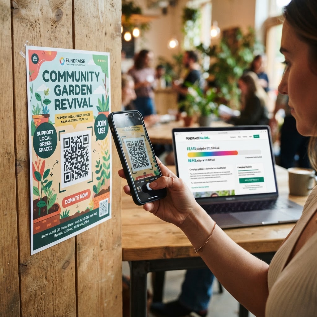 Boost Your Crowdfunding Campaign with a QR Code | BlueQRCode Guide qr-code-for-crowdfunding-campaign