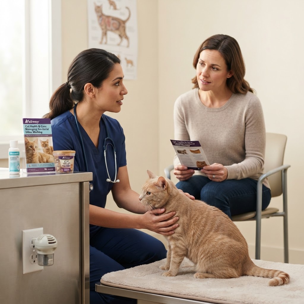 Gatto territoriale e marcatura con urine: come risolvere
