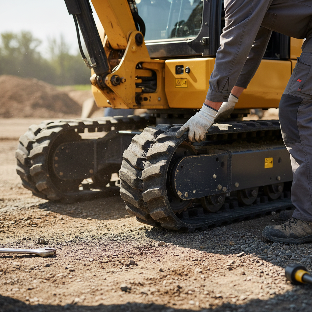 Charleston SC rubber track and undercarriage service 1