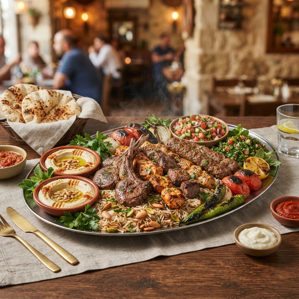 Arabic Mixed Grill Platter