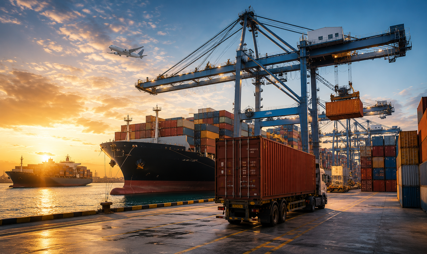 Global trade - ports and containers