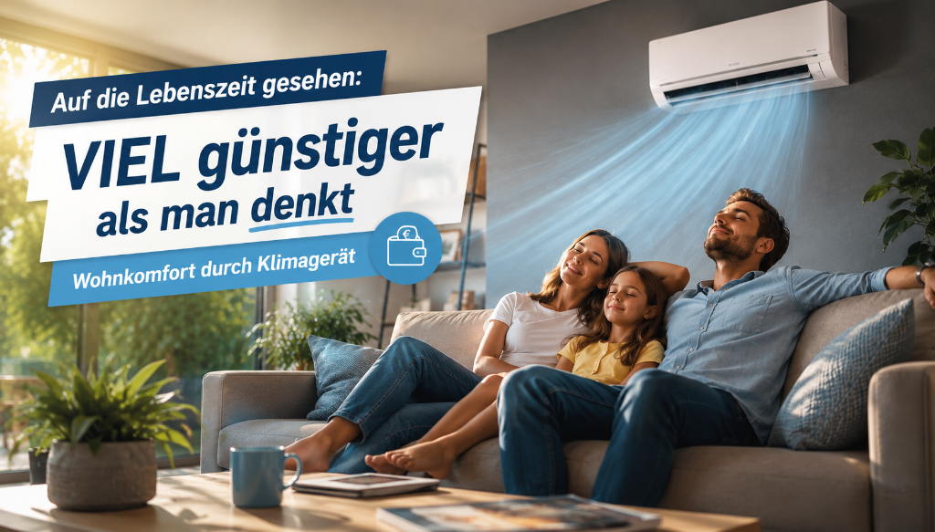 Klimaanlage günstiger als gedacht: Warum sich die Investition langfristig mehr lohnt, als viele vermuten.