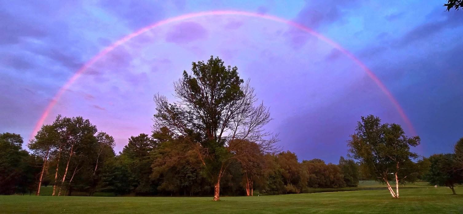 Rainbow over Greene Township