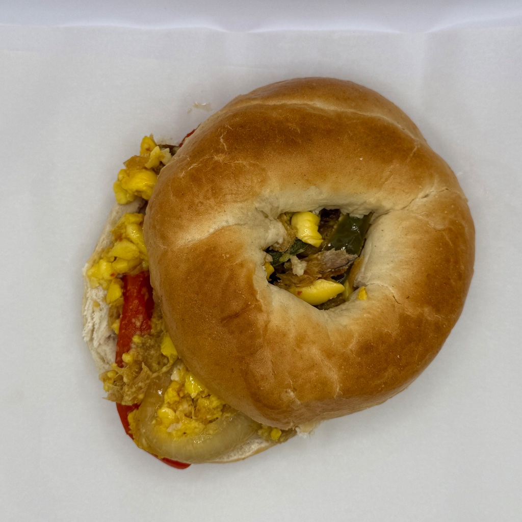 Ackee & Saltfish Bagel