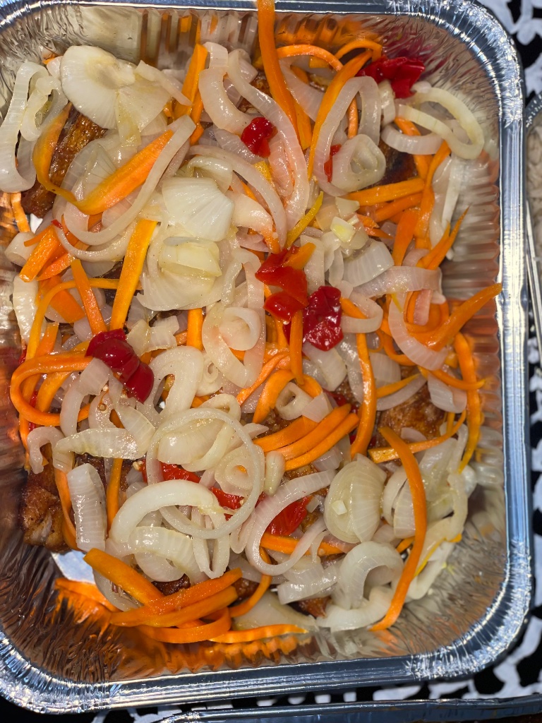 Escovitch Fish Tray (Sea Bream)