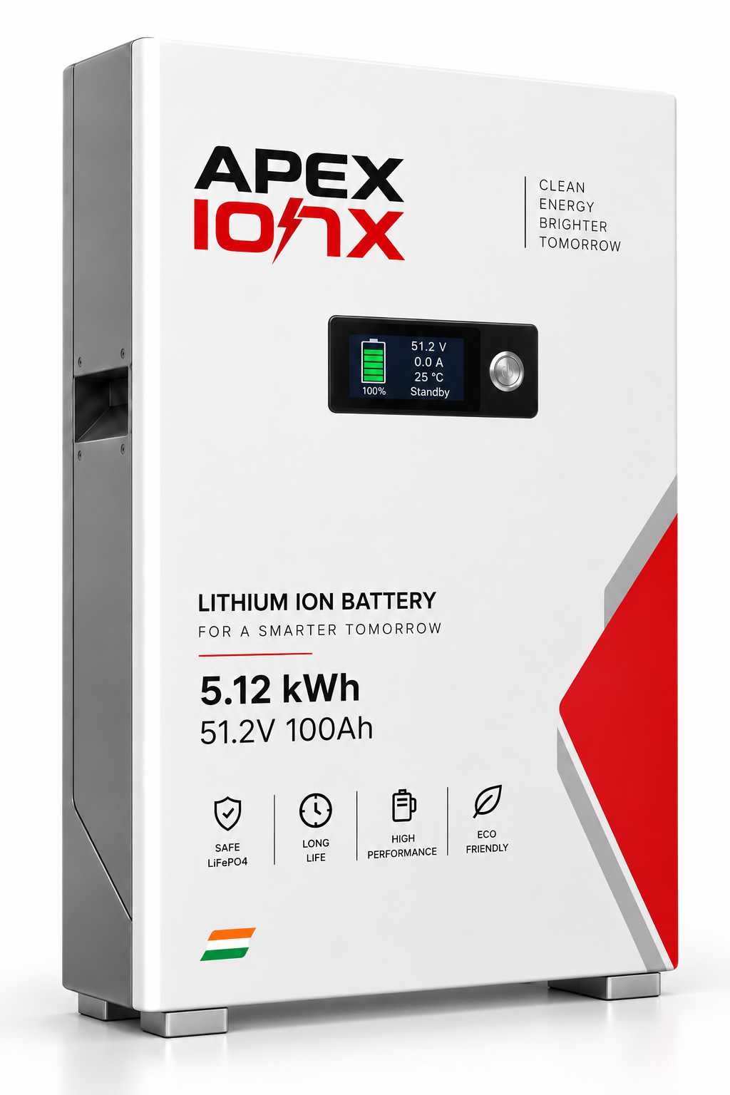 APEX IONX FERROX 5K — 51.2V 100Ah LiFePO4 Battery Module