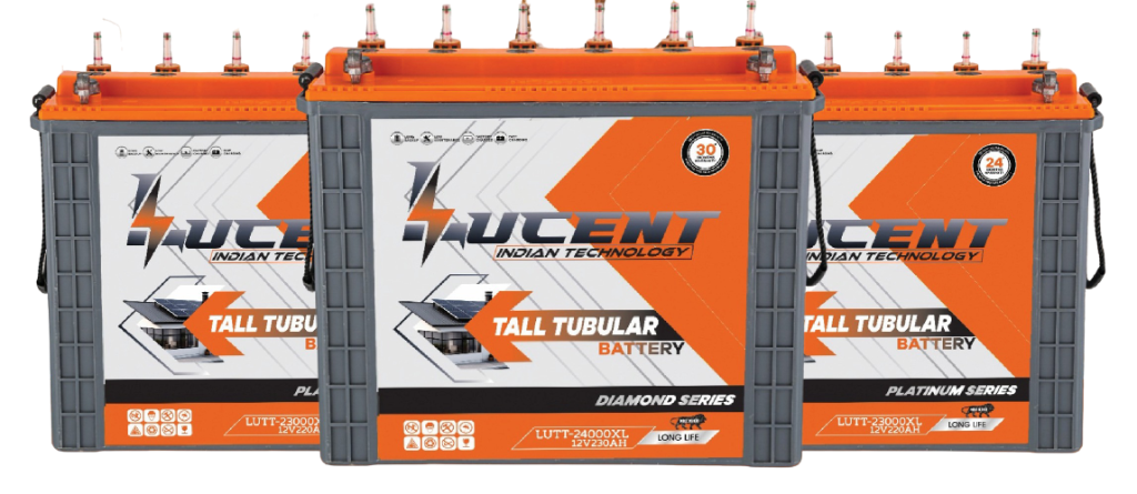 LUCENT Tall Tubular Battery — Diamond & Platinum Series