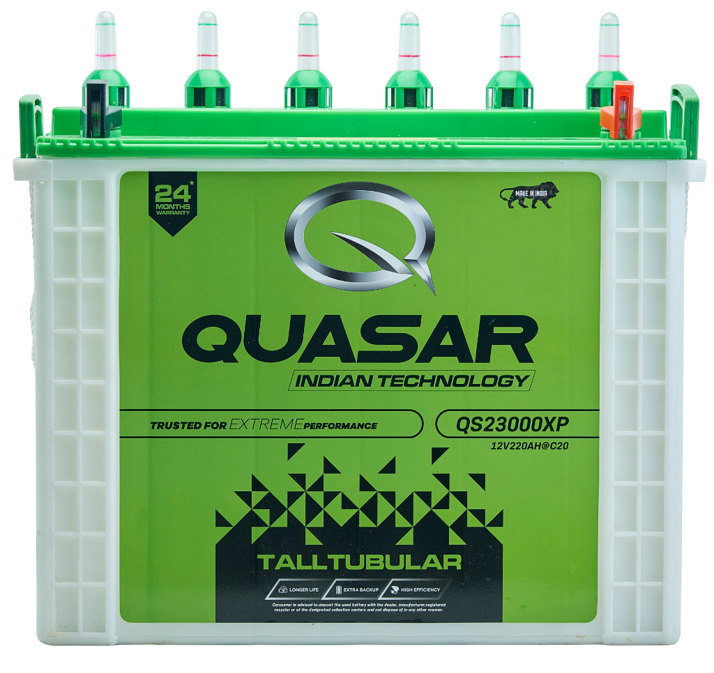 QUASAR Tall Tubular Battery