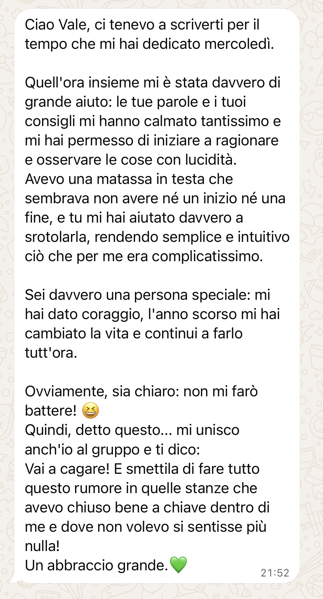 Testimonianza 1