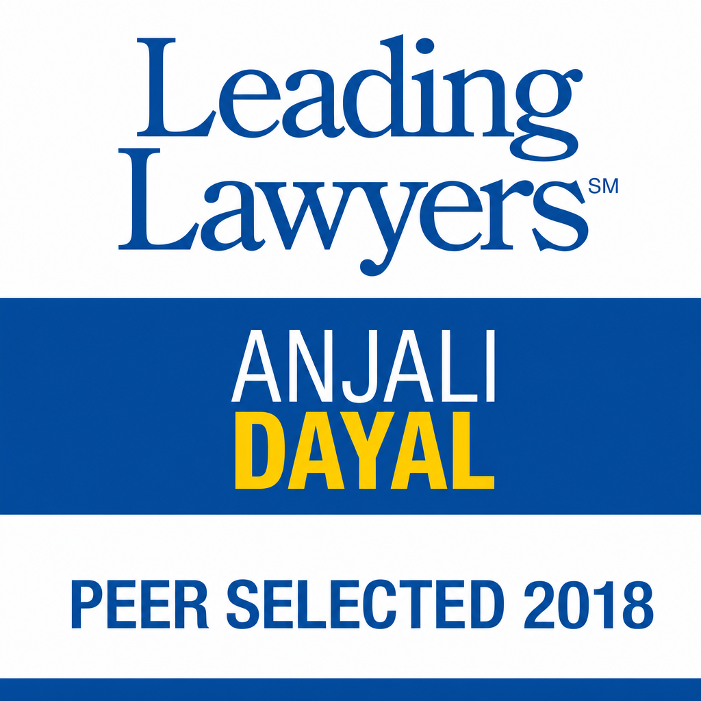 Leading Lawyers Peer Selected 2018 badge