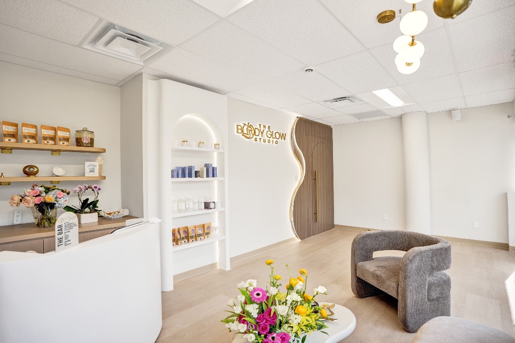 The Body Glow Studio interior - luxury aesthetic studio in Boca Raton
