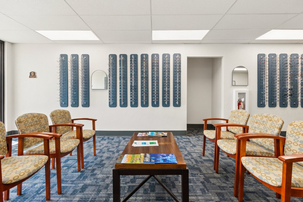 Lions Vision Center waiting area
