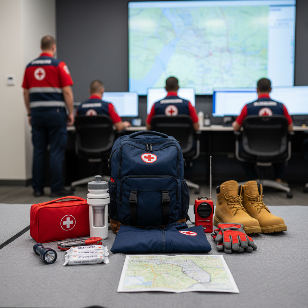 Illustration representing Preparing Your Personal Go-Bag for Emergency Response
