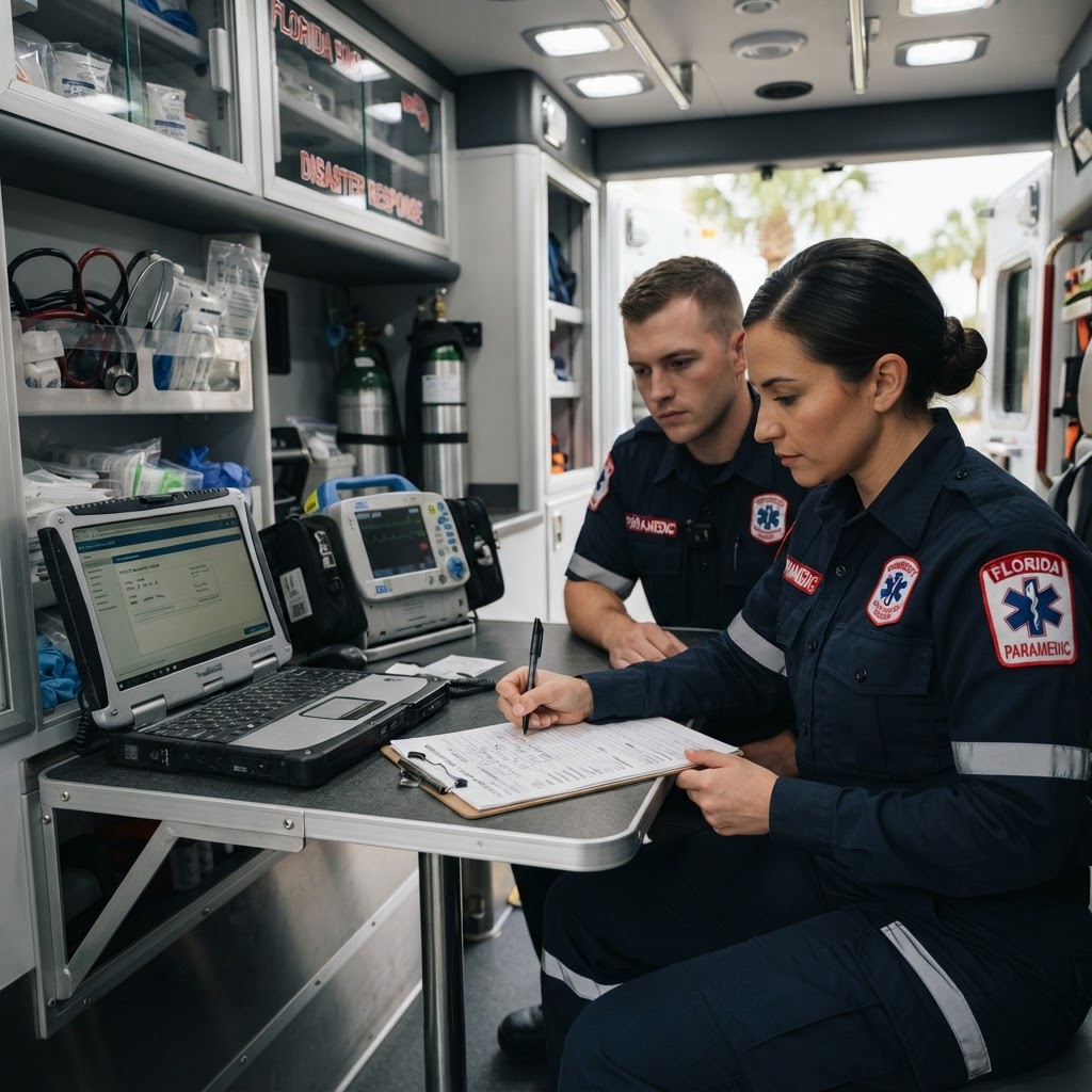 Illustration representing Sharpening Your Skills: The Critical Role of Documentation in EMS Readiness