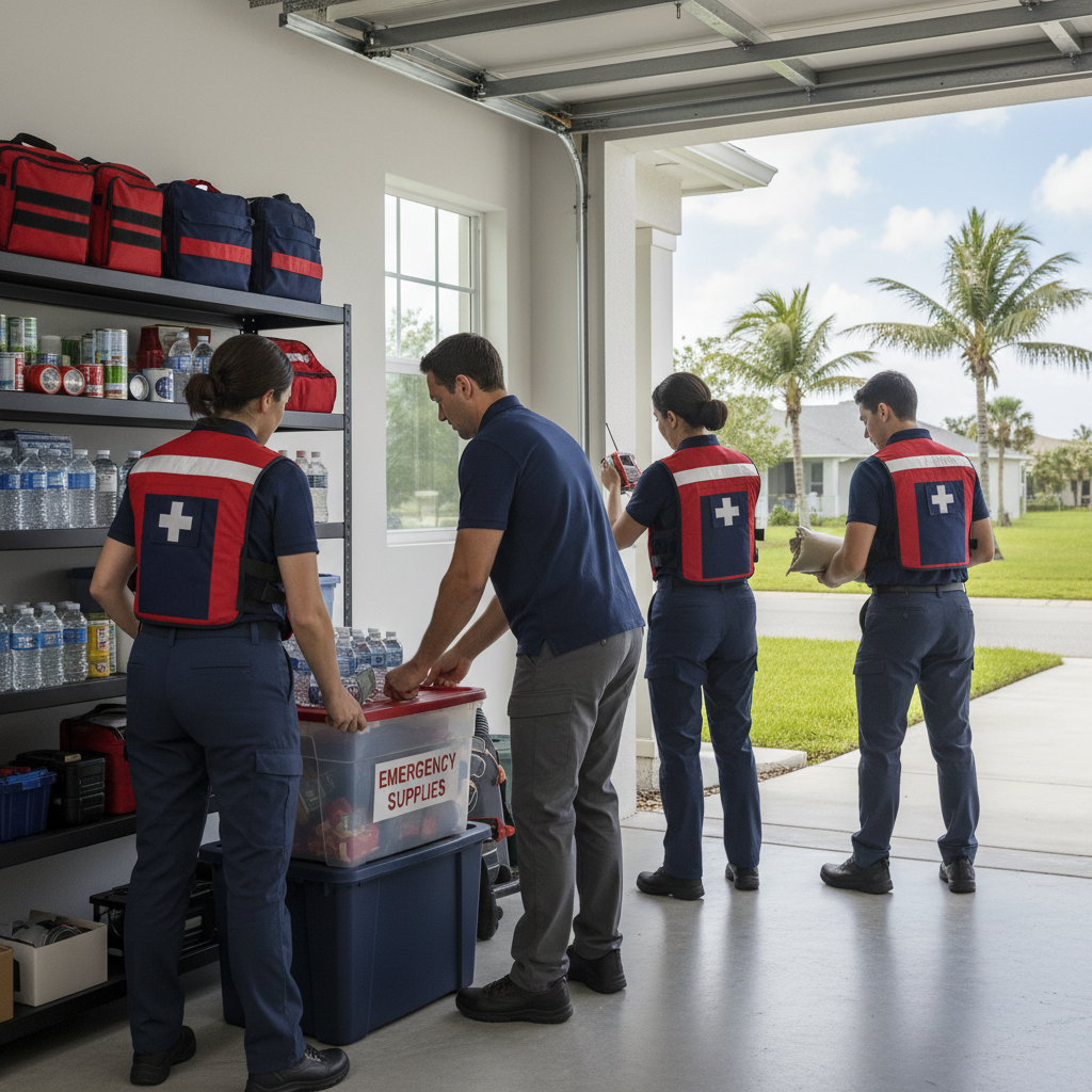 Illustration representing Essential Hurricane Preparedness Tips for Every Floridian