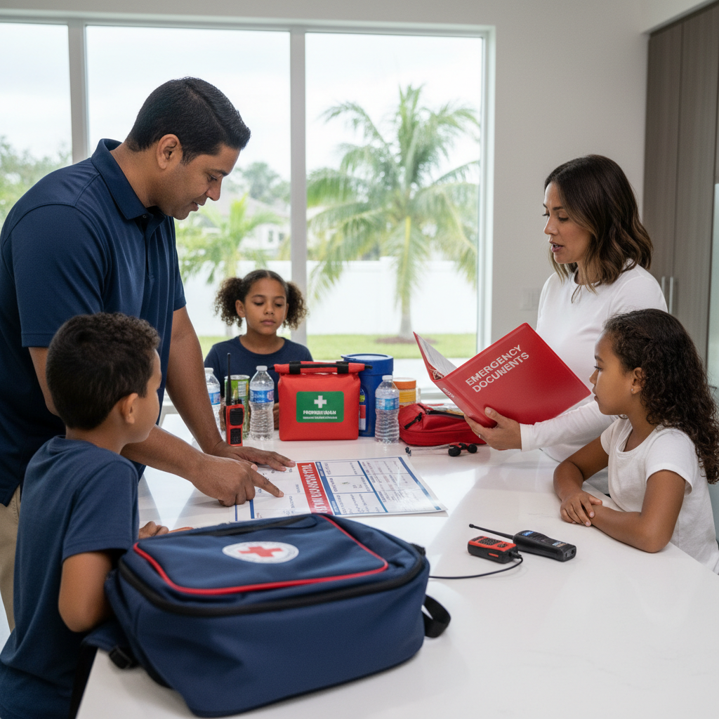 Illustration representing Creating an Effective Family Communication Plan for Emergencies