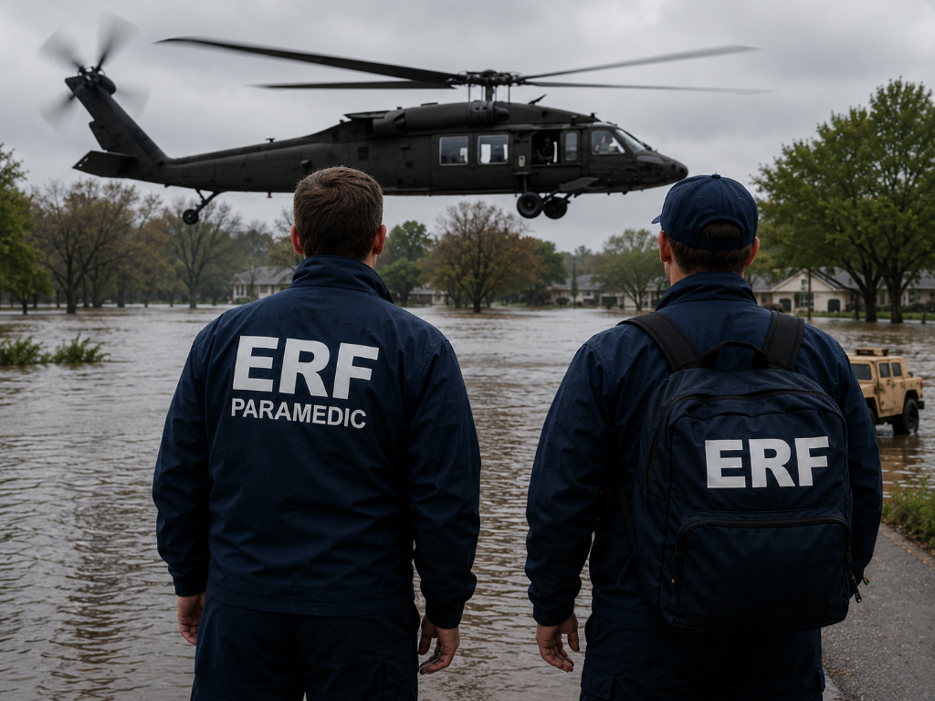 ERF emergency responders preparing for disaster response in Florida