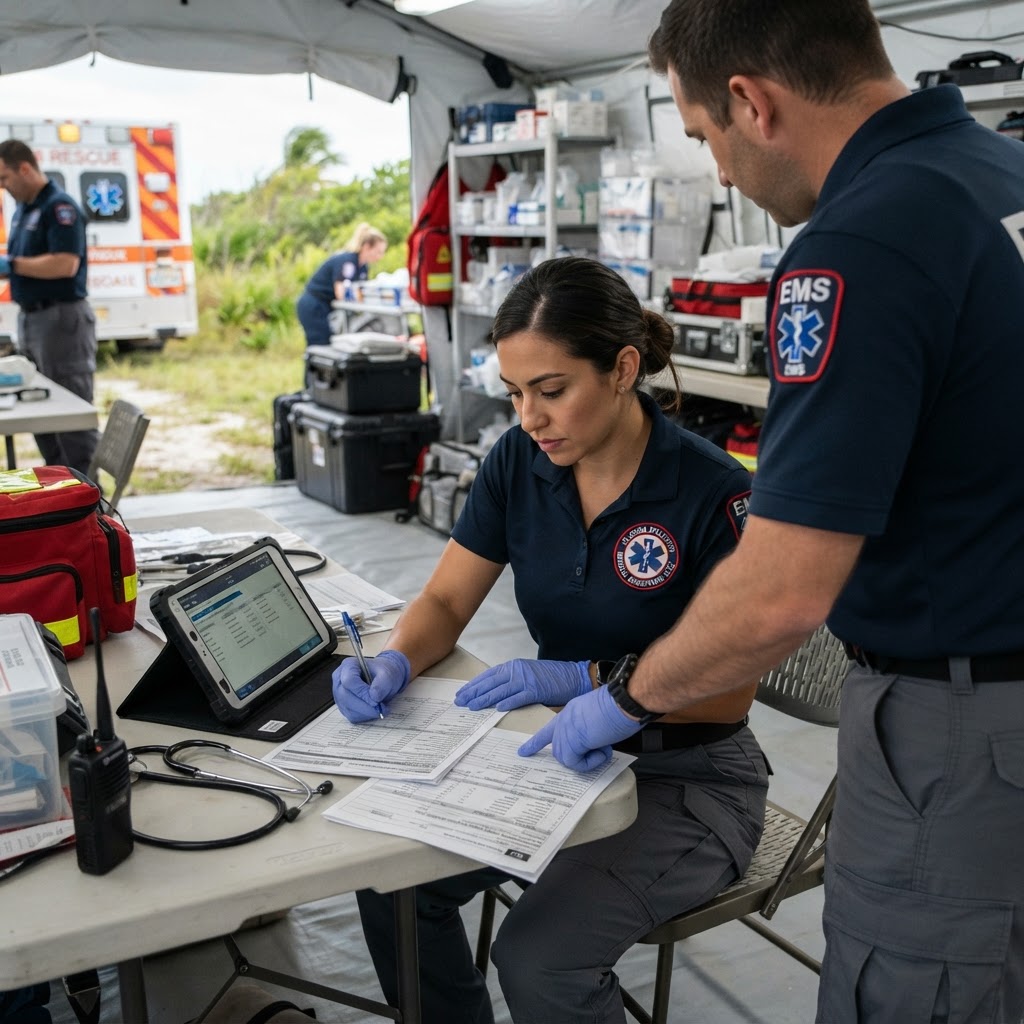 Illustration representing Documenting Excellence: Why Precise EMS Records Define Disaster Outcomes