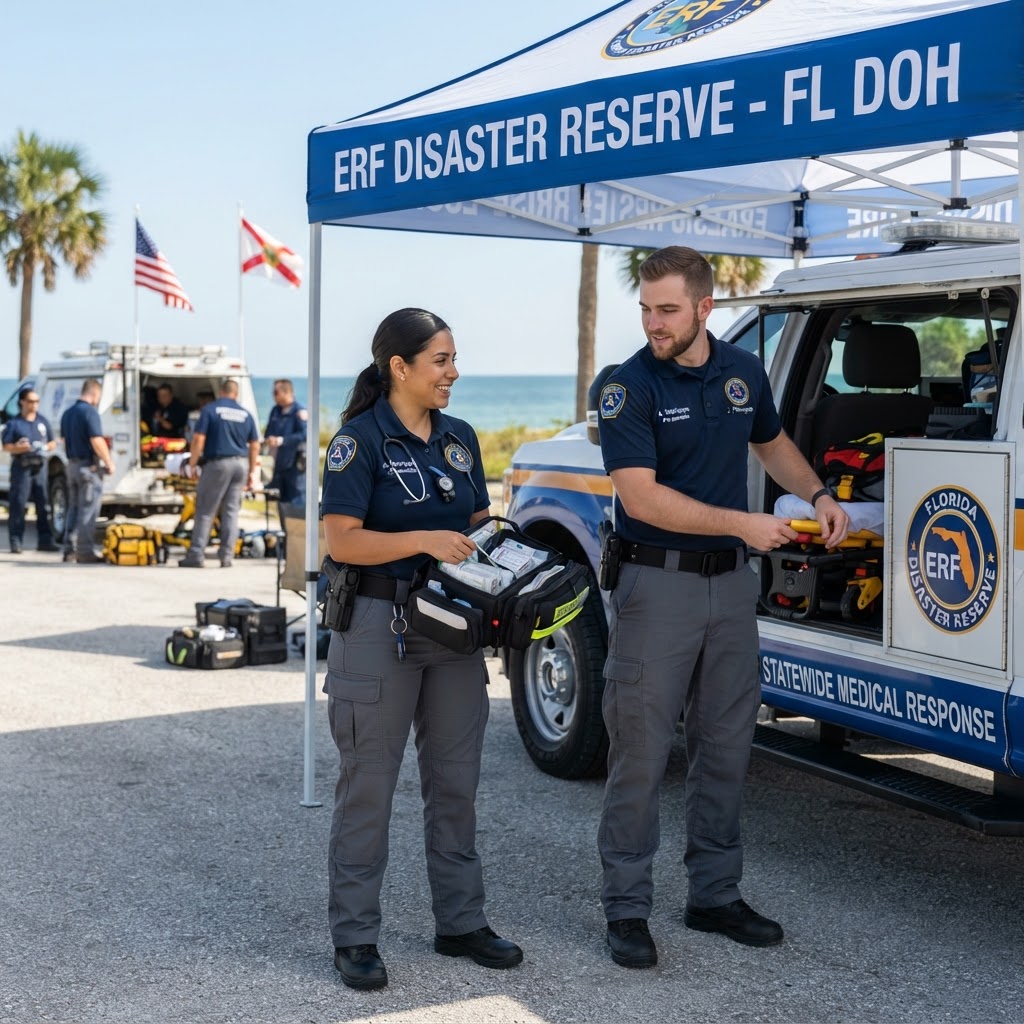 Illustration representing Flexible Service: Joining Florida’s Disaster Reserve