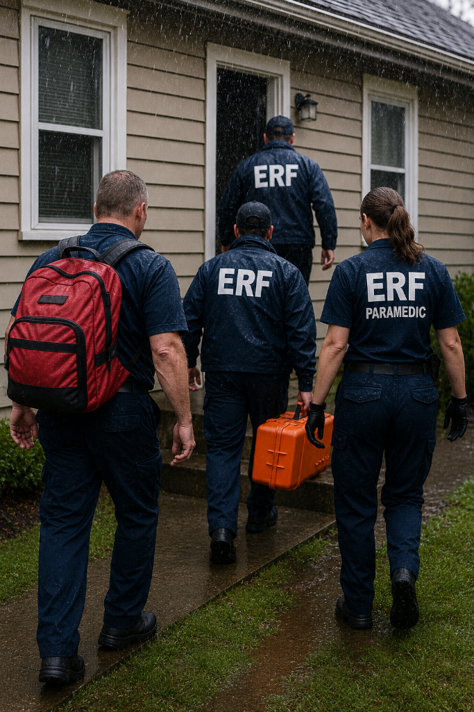 ERF responders in action