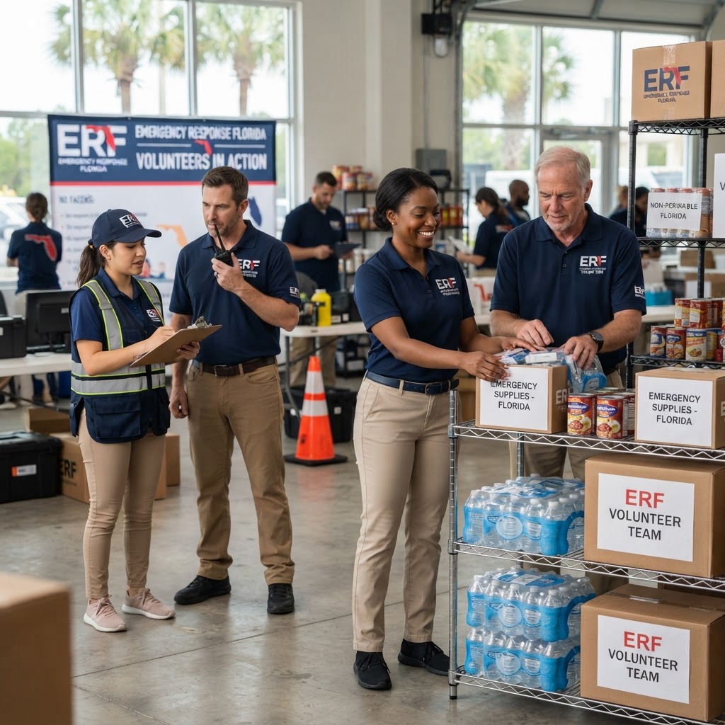 Illustration representing Why Volunteering with ERF is Crucial for Florida Communities