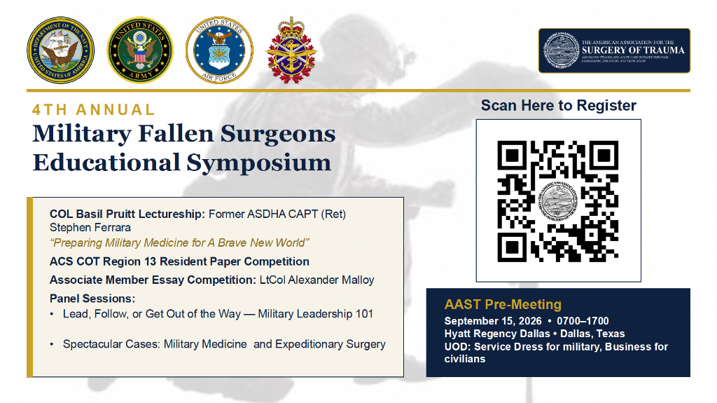 4th Annual Military Fallen Surgeons Educational Symposium