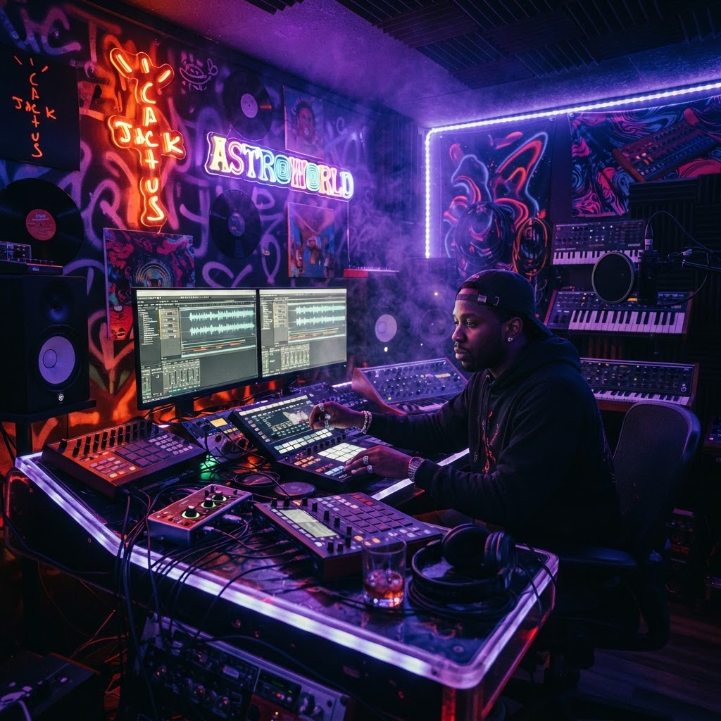 Travis Scott Type Beats: Dark Psychedelic Trap Instrumentals for Atmospheric Rappers