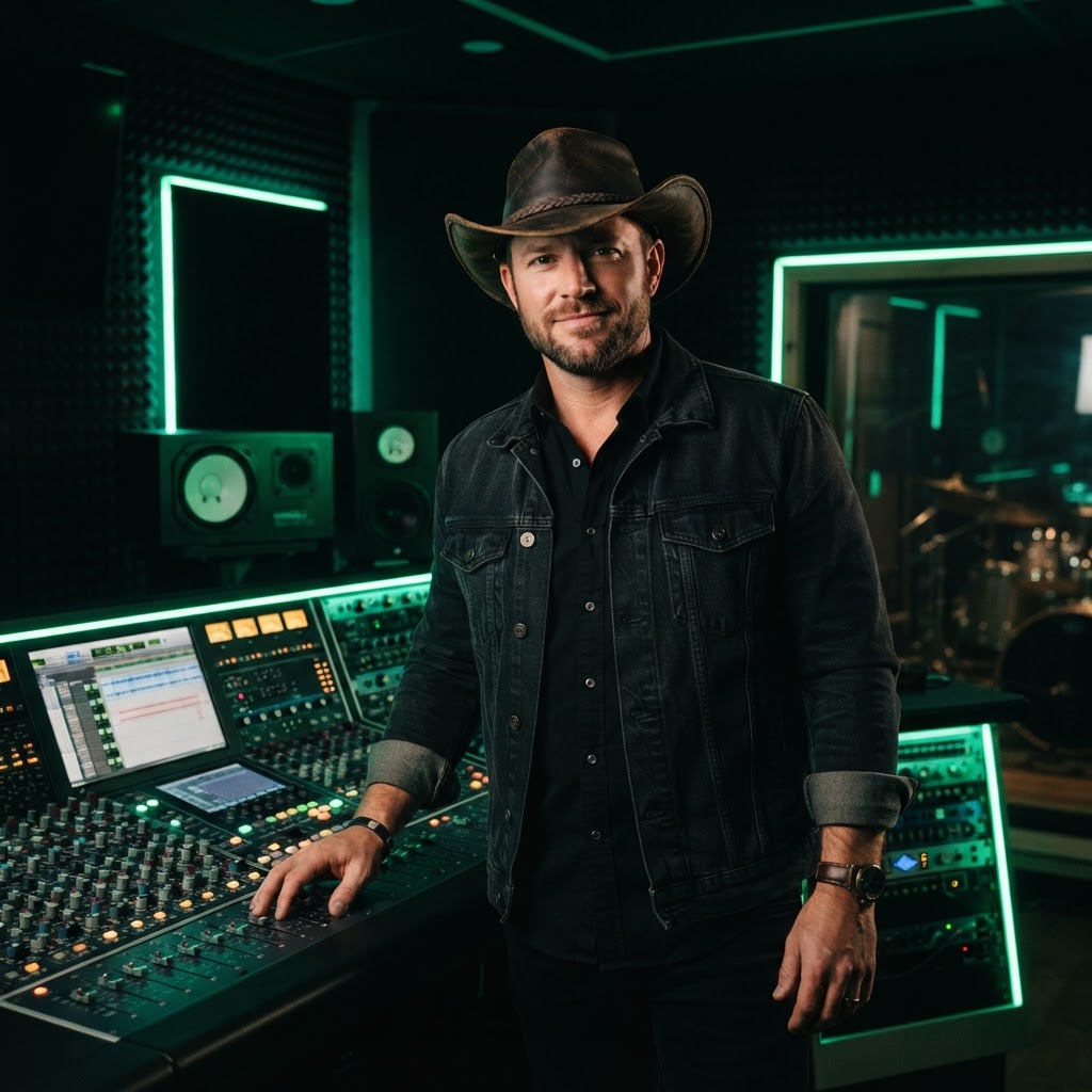 Alex Thrive in the studio