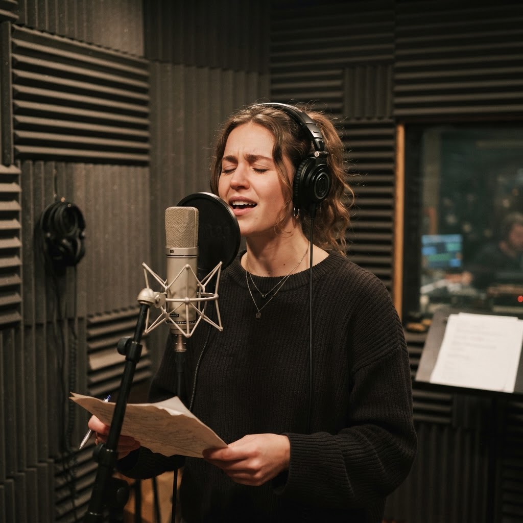 Alex Thrive in the studio